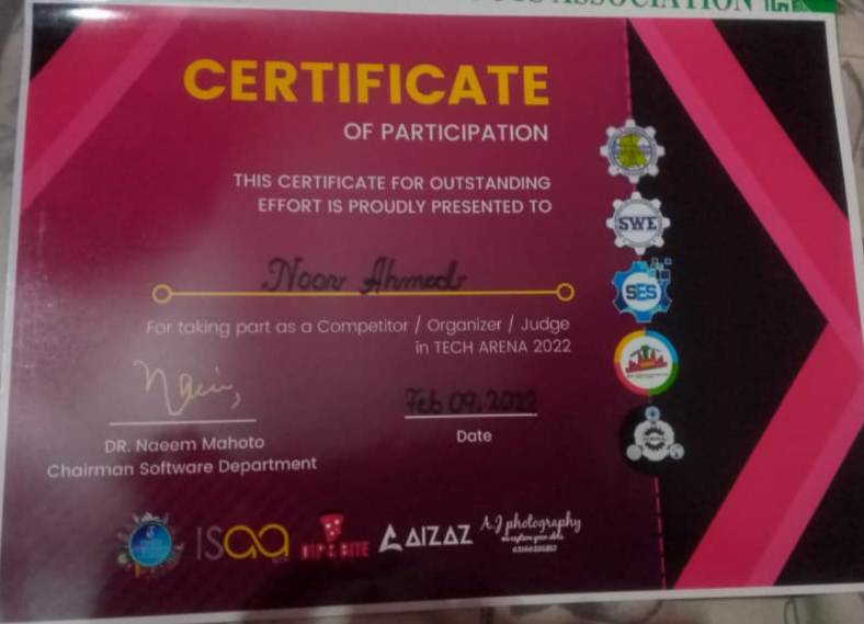 Certificate 2